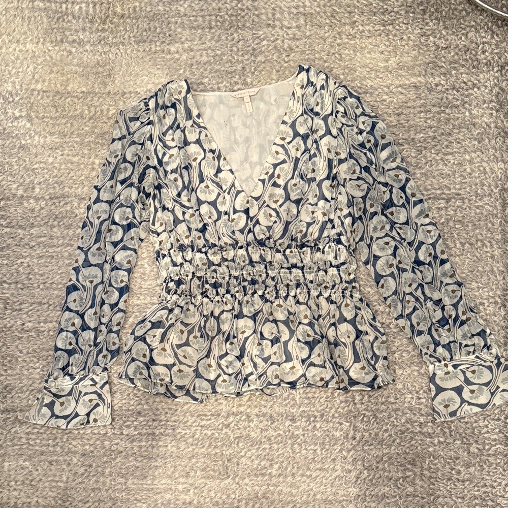 REBECCA TAYLOR - 100% Silk Blouse